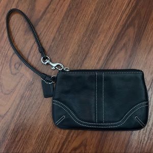 Black Coach Wristlet.